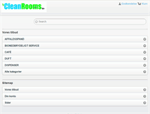 Tablet Screenshot of just-clean.dk